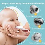 dearlomum Baby Tongue Cleaner, Newborn Toothbrush, 48PCS Disposable Infant Toothbrush Clean Mouth,Gauze Gum Cleaner Oral Cleaning Stick Dental Care for 0-36 Month - Image 4